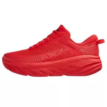HOKA Bondi 7 High Risk Red Мужские кроссовки черные 1110518-HRRB
