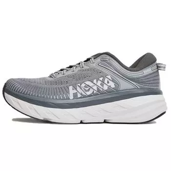 HOKA Bondi 7 Wild Dove Мужские кроссовки Серые Dark-Shadow 1110518-WDDS