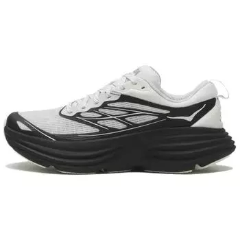 HOKA Bondi 8 Caged Stealth Tech Pack - Морозно-черные кроссовки унисекс Белые 1155391-FLCK 36.5