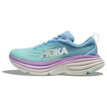 HOKA Bondi 8 Wide Airy Blue Sunlit Ocean Женские кроссовки 1127954-ABSO
