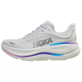 HOKA Bondi 9 Cosmic Grey Purple женские кроссовки белые 1162012-CYWH 38.5
