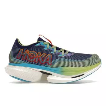 HOKA Cielo X1 Evening Sky Lettuce Мужские кроссовки синие 1147910-ENN 38