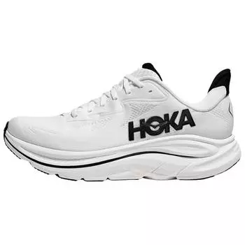 HOKA Clifton 10 Бело-черные мужские кроссовки 1162030-WBLC 42.5