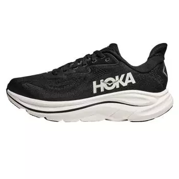 HOKA Clifton 10 черно-белые женские кроссовки 1162031-BWHT 38
