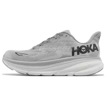 HOKA Clifton 9 2E Wide Harbour Mist Мужские кроссовки Серый Черный 1132210-HMBC 44