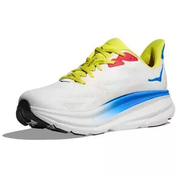 HOKA Clifton 9 Blanc De Blanc Virtual Blue Мужские кроссовки Белые 1127895-BVR 43