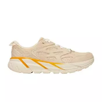HOKA Clifton L Suede Short Bread Унисекс Кроссовки Кремовые Сияюще-Желтые 1122571-SBRY 44