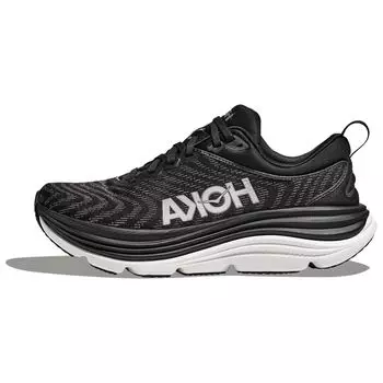HOKA Gaviota 5 2E Широкие черные белые мужские кроссовки 1134234-BWHT 41