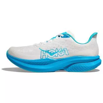 HOKA Mach 6 Белый Небесно-голубой Мужские Кроссовки 1147790-WKY 40