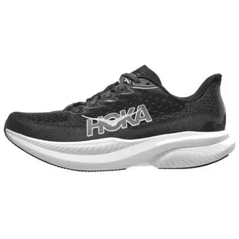HOKA Mach 6 Широкие черные белые мужские кроссовки 1147833-BWHT 42