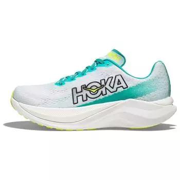 HOKA Mach X Бело-Синие Стеклянные Женские Кроссовки 1141451-WBGL 36