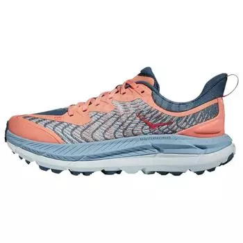 HOKA Mafate Speed 4 Papaya Real Teal Женские кроссовки Оранжевые 1131056-PPYR 36.5