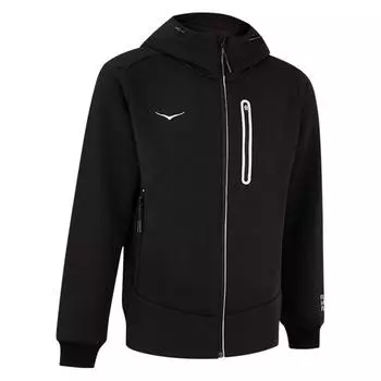 Hoka One One Aw24 трикотажная куртка для бега, спортивная повседневная удобная дышащая куртка, мужская куртка, черная 1171814 S