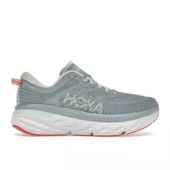 HOKA ONE ONE Бонди 7 Синий Туман (Женский) Женские кроссовки Blue-Glass 1110519-BFBG 38
