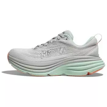 Женские кроссовки HOKA Bondi 8 Stardust Aqua Breeze серые 1127952-SQB 36