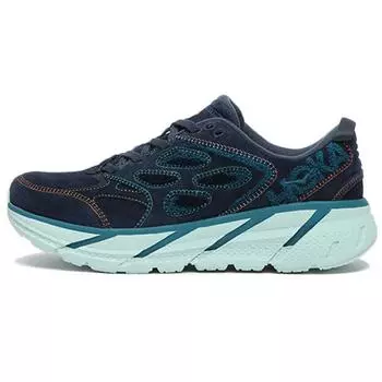 Hoka One One Clifton L Вышивка Космическое пространство (Все гендерные) Кроссовки унисекс Синий-Коралловый 1126854-OSBC 44