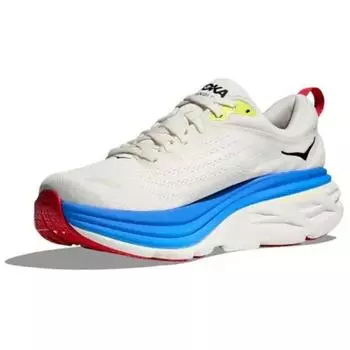 HOKA ONE ONE Кроссовки Bondi 8 Blanc De Blanc Virtual Blue Мужские 1123202-BVR 42