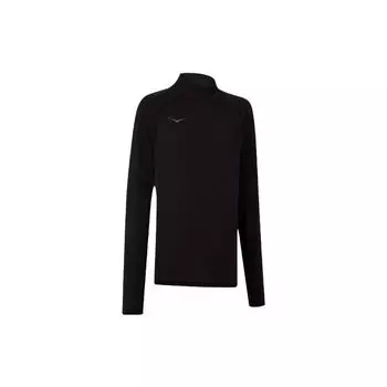HOKA ONE ONE Lightweight Casual Breathable Running Long Sleeve T-Shirt Men Tops Black 1141736 S
