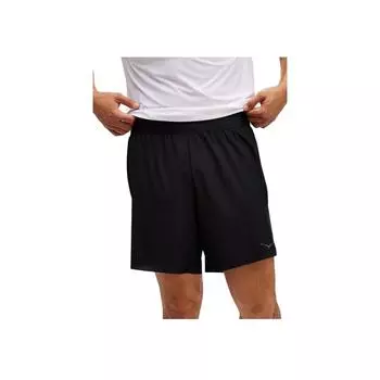 Hoka One One Logo Elastic Three-Quarter Casual Shorts Men shorts Black 1151079-BLK S