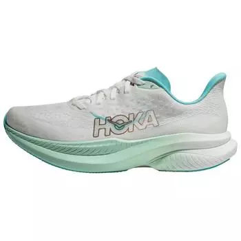 HOKA Mach 6 Frost Aqua женские кроссовки белые розово-золотые 1147810-FTRS 40