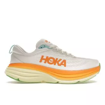 HOKA Bondi 8 Blanc De Blanc Solar Мужские Кроссовки Белые 1123202-BNCS 41