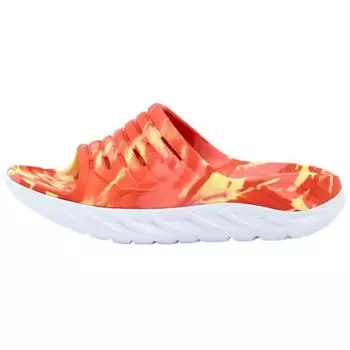 Hoka One One Ora Recovery Slide Swirl Yellow Pear Fiesta Unisex Sneakers 1126856-YPFS 49