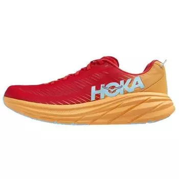 HOKA Rincon 3 Fiesta Amber Yellow Мужские кроссовки красные 1119395-FAYW