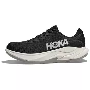 HOKA Rincon 4 2E Широкие черные белые мужские кроссовки 1155132-BWHT 42