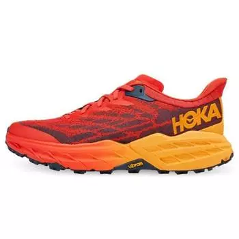 HOKA Speedgoat 5 2E Wide Fiesta Radiant Yellow Мужские кроссовки красные 1123159-FRYL 44.5