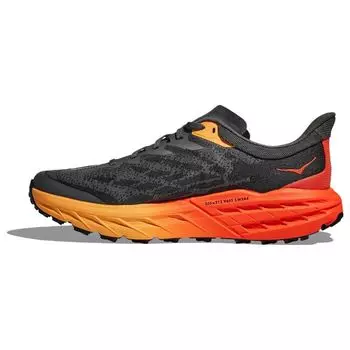 HOKA Speedgoat 5 Castlerock Flame Мужские кроссовки черные 1123157-CFLM 44