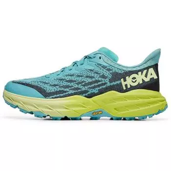 HOKA Speedgoat 5 Coastal Shade Green Glow Женские кроссовки Синие 1123158-CSGG 38