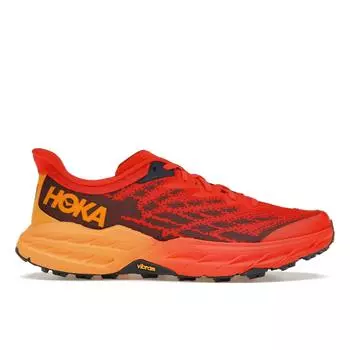 HOKA Speedgoat 5 Fiesta Radiant Yellow Мужские кроссовки красные 1123157-FRYL 40.5