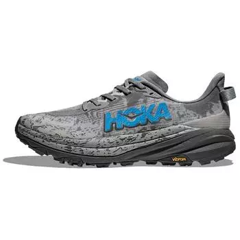 HOKA Speedgoat 6 2E Wide Galactic Grey Blue Мужские кроссовки 1147830-GCG 42.5