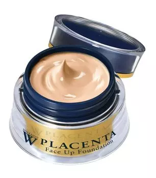 Hokkaido W Placenta Face Up Foundation Cream Foundation Aging Care Pore [25g / Natural] (Waterproof)