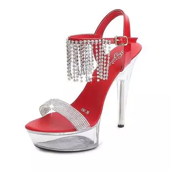 HOKSVZY 190 Series, летняя модельная обувь на каблуке 13 см и платформе 3 см, пикантная непромокаемая женская свадебная обувь на шпильке, LFD 34 белый