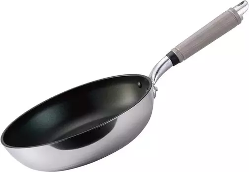 Hokuriku Aluminum Frying Gas Made in Lightest in the Uniform heating across the entire frying frying pan made in Abrasion resistance test cleared 2
