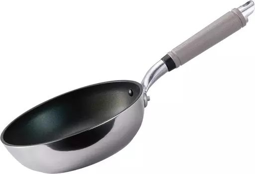 Hokuriku Aluminum Frying Pan 20cm Lightweight Aluminum Gas Fire Made in Japan Deep Lightest in the series Uniform heating across the entire surface