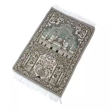 HOLAROOM Мусульманский ковер, одеяло, молитвенный коврик, тейп с кисточками, исламский коврик, тонкое маленькое одеяло, переносные коврики для колен, украшение дома