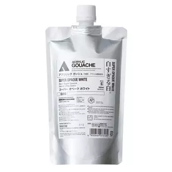 Holbein Acrylic Gouache 300ml D313 Super Opaque White (too white)