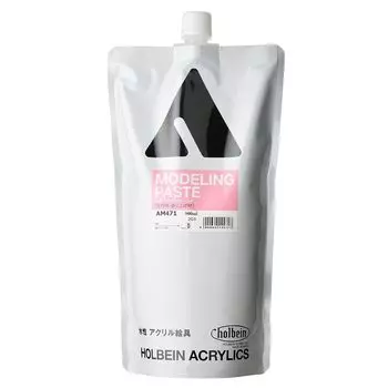 Holbein Acrylic Medium AM471 900ml Modeling Paste Raising 14471 (Grey-white Material)