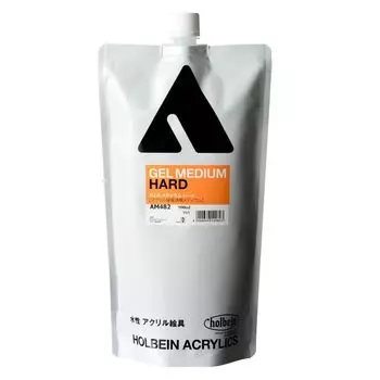 Holbein Acrylic Medium AM482 900ml Gel Medium Hard Acrylic Transparent 14482 (Hard Medium)