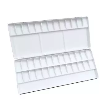 Holbein Aluminum Watercolor Palette 39 Dividers 210140 No.20