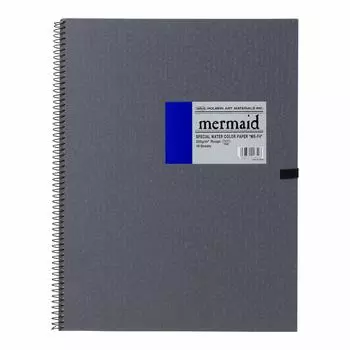 Holbein Mermaid Watercolor Paper Coarse 235g F4 size 18 sheets spring binding 270557 MS-F4