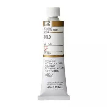 Holbein oil paint H390 40ml gold 00390