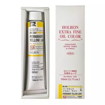 Holbein oil paint HH244 110ml permanent yellow light 10244