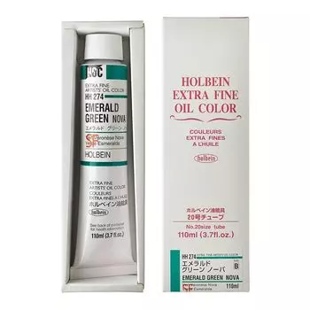Holbein Oil Paint HH274 110ml Emerald Green Nova 10274