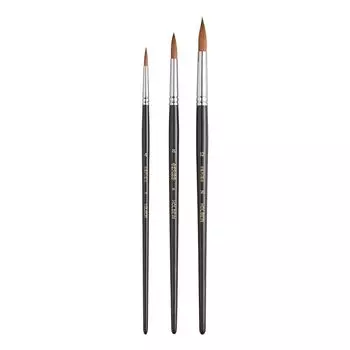 Holbein Paint Brush Set Watercolor Brush Set of 3 130316 [6] (Weasel Blend)