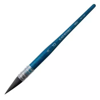 Holbein Watercolor Brush Black Resable SQ 6 204156 No.