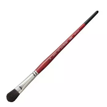 Holbein Watercolor Paint Brush Black Resable 700F Filbert 18 204110 No.
