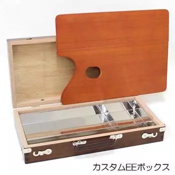 Холбейн Картина маслом коробка эскиз Custom EE жестяная палитра 120517 (Твердая древесина, разделители, складывающиеся в два раза, половинной длины включены)